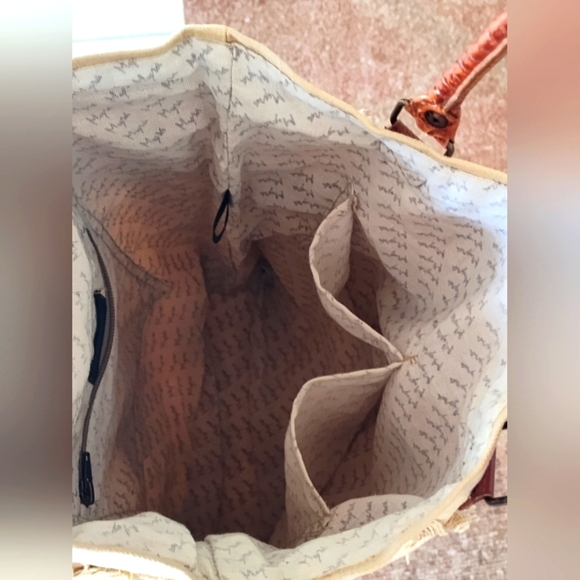 Myra Upcycled Canvas and Leather Tote Bag | Custom Motors - Picture 11 of 12